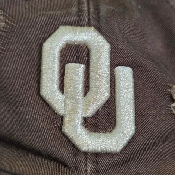 Vintage Rare American Needle Oklahoma Sooners Hat Unisex Brown OU Distressed